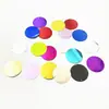 Centro Comercial de Materiales para Manualidades Hechas a Mano Bricolaje Decoración de Hotel Boda Lentejuelas Redondas de Doble Agujero Coloridas de 8cm Brillo