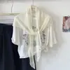 Chal Triangular de Malla Hueca de Color Sólido Simple para Mujer, Nueva Moda Otoño e Invierno Versátil de Gama Alta Bufanda y Calentador de Cuello Cálido