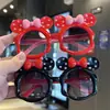 Gafas de sol de dibujos animados lindas con lazo para jugar niños protección solar gafas de sol lindas para bebé orejas grandes gafas de sol de moda para niña