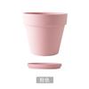 Maceta Morandi Terracota Rosa Moca Maceta de Arcilla Colorida Roja con Plato Maceta de Terracota Maceta Internacional Maceta de Cerámica