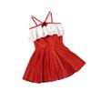 Traje de Baño Enterizo para Niña Traje de Baño con Falda para Niña Bebé Aguas Termales Lazo Lindo Niña Princesa Niño Grande Estudiante