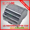 Fuente de Alimentación Montada en Riel Hdr 48V 24V 12V 100W Poe Fuente de Alimentación Montada en Riel Certificada 3C Alimentación Ecológica
