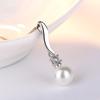 Wei Hua borla perla suave hermoso collar colgante mujer versión coreana moda plata joyería fabricantes