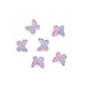 10 Esmalte de imitación checo mariposa pequeña accesorios antiguos hechos a mano DIY horquilla borla materiales para accesorios para el cabello