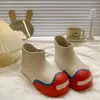 [alta calidad] Botas de lluvia de moda para mujer, zapatos de goma ligeros e impermeables de verano, botas cortas antideslizantes, botas de lluvia para mujer