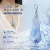Venta al por mayor Europa y Estados Unidos creativo columna de cristal natural piedra colgante enrollado a mano puro moda personalidad accesorios de joyería Baicuo