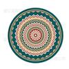 Posavasos Redondo de Cerámica Estilo Étnico Indio Transfronterizo Patrón de Mandala Individual Aislamiento para el Hogar Venta al Mayoreo de Fábrica