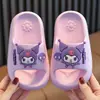 Calçados Infantis Autênticos Sanrio, Pantufas para Meninos e Meninas, Sandálias Infantis, Sapatos de Verão para Bebês, Pantufas de Solado Macio para Uso Doméstico