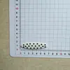 Nuevos Accesorios de Parche Acrílico Ovalados de Lunares Blancos y Negros DIY Funda para Teléfono Móvil Pasador Accesorios para el Cabello Materiales para Ropa Bolsos
