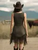 Nuevo Vestido de Mujer de Comercio Exterior Europeo y Americano, Vestido Sexy de Tirantes con Escote en V Profundo y Borlas, Vestido Ajustado para Wish y Amazon