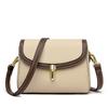 Bolso cuadrado pequeño para mujer, bandolera retro de moda 2023, bolso de hombro con contraste de color, bolso cruzado sencillo y combinable.