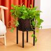 Suporte de Flores Nórdico Criativo Tipo Rattan Cesta de Flores de Palha de Bambu Suporte de Flores de Chão para Interior Sala de Estar Suporte para Vaso de Flores Verdes