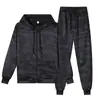Traje Deportivo Camuflado para Hombre Primavera y Otoño Traje de Moda Casual Sudadera para Hombre Traje de Dos Piezas Ropa de Trabajo Resistente al Desgaste