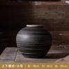Jarrón de Cerámica Estilo Chino Nuevo de Jingdezhen con Patrones Grabados a Mano, Jarra de Cerámica Gruesa, Florero Creativo para Sala de Estar de Casa de Huéspedes y Hotel, Envío Gratis