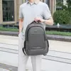 Mochila de hombre moderna y a la moda, mochila casual de viaje para computadora, mochila escolar personalizada para chicas de secundaria, bolso de hombro doble de color liso
