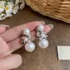 Presilhas de Orelha Estilo Francês de Luxo Leve com Zircônia e Pérola para Mulheres Sem Furos na Orelha, Brincos em Formato de Fogos de Artifício com Toque de Luxo, Versáteis e Estilosos