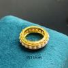 Fuerte retención de color arena dorada accesorios pulsera anillo giratorio anillo Gankun oro antiguo accesorios de joyería diy acabado pulsera tejido de cuerda