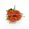Manojo artificial de cebollino de 6 cabezas, flores artificiales de otoño, flores de Amazon transfronterizas, flores artificiales, decoraciones pastorales, arreglo de escena, arreglo floral al por mayor