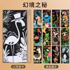 Papel de rascar de colores para niños, guardería, pintura de rascar negra, traje de color monocolor, raspado de arte, papel de rascar encerado, libro de graffiti