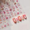 Calcomanías para Uñas en Relieve Tomoni Explosiones Papelería Japonesa Calcomanías para Uñas para Niños Calcomanías Feliz Año de la Serpiente Venta al por Mayor de Fábrica
