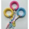 Brinquedo de Corda de Algodão Resistente a Mastigação para Cachorros, Brinquedos para Cães de Porte Pequeno e Médio, Brinquedo de Nó de Corda, Conjunto de Frisbee Suprimentos para Animais de Estimação