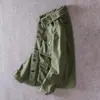 Chaqueta Casual de Trabajo de Marca de Moda de Color Sólido Lavada con Múltiples Bolsillos para Hombre, Holgada, Primavera y Otoño, Ropa Exterior Estilo Japonés