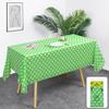 Fábrica descartável direta PEVA Amazon cross-border F1 corrida bandeira preta e branca grade toalha de mesa bolinhas festa toalha de mesa