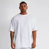 Transfronterizo Americano Europeo y American Muscle Gimnasio Deportes Verano Moda Urbana de Calle Marca Estampado de Letras Camiseta de Mismo Estilo para Hombres y Mujeres Mangas Cortas