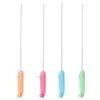 Cepillo Limpiador de Popotes para Biberones, Cepillo Extendido de Cerdas Suaves, Cepillo para Vasos de Bebé, Cepillo Limpiador Multifuncional, Gadget de Cocina para el Hogar