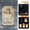 Encendedor de Queroseno Mecha Ciberpunk Zorro con Tanque de Aceite Transparente e Ignición Mecánica, Regalo para Novio