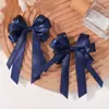 Pinza para el cabello Popular Transfronteriza de Doble Capa con Cinta y Lazo de Cinta Accesorios para el Cabello de Color Caramelo para Niños Pinza para el Cabello Linda de Princesa 5168