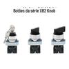 XB2-BD33 auto-reset botão de botão auto-travamento interruptor 2 engrenagem três marchas normalmente aberto e normalmente fechado XB2-BJ21