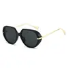 Gafas de Sol Personalizadas de Marco Grande Transfronterizas 2026 Nueva Moda Gafas de Sol Ins de Celebridad Europeas y Americanas Gafas de Sol de Moda para Mujer