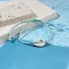 Pulsera Ojo de Concha Estilo Bohemio Nuevo Transfronteriza Cuerda de Mano Tejida de Algodón Estrella de Mar Venta Caliente Estilo Vacaciones de Playa