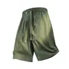 Novos Shorts Esportivos de Seda Gelada de Verão 2026 para Homens [G-8GG] Calças Casuais Largas Plus Size para Homens Respiráveis de Secagem Rápida
