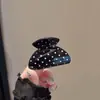 Presilha de cabelo flor de acetato simples e elegante para mulheres, novo modelo 2026, presilha para a parte de trás da cabeça, grampo para meio rabo de cavalo, presilha de tubarão