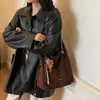 Bolso de Mujer Color Sólido Simple Textura Mate Bolso Tote Diseño Clásico Versátil Moda Gran Capacidad Cruzado Bolso Elegante