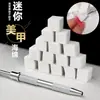 Nuevo Set de Bolígrafo Agarrador de Esponja Especial para Pegamento Pat Tofu Mini Bloque Manicura Rubor Delicado Graduado