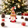 Adorno de cristal de Papá Noel, accesorio de decoración de escena navideña de cristal, adorno de escritorio, regalo, pieza decorativa