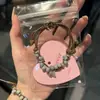 Pulsera de Cerámica Jingdezhen Estilo Chino Mariposa para Mujer, Tejida con Cuentas Verano 2026 Nuevo Retro Tendencia Nacional Estilo Étnico Accesorio de Mano