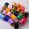 Fio de jade tamanho 72 nylon rolo pequeno cerca de 40 metros várias cores tecelagem pulseira diy fio para joias grande quantidade e bom preço