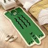 Alfombra de Felpa con Forma Especial de Gato Estilo Ins Lindo para Dormitorio, Manta para Sofá de Sala de Estar, Manta para Niños, Habitación, Antideslizante, Alfombra de Noche