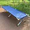Cama de campamento plegable portátil de aleación de aluminio para emergencias al aire libre, venta al por mayor de fábrica, para socorro en caso de desastre, ligera y plegable