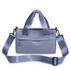 Bolsa de pano pequena para meninas, nova, multifuncional, estilo coreano, ombro, transversal, portátil, casual, nylon, bolsa de pano com vários zíperes para meninas