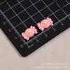 Mini Accesorios de Resina con Forma de Corazón Dulce Pegamento de Crema Pinzas para el Cabello Adornos para el Cabello Fundas de Teléfono Arte de Uñas Zuecos