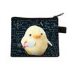 Nova Bolsa de Moedas Curta de Animal Fofo 2021 Mini Carteira de Cartão Bolsa de Armazenamento de Moedas com Impressão Digital para Cabelo