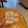 Pinza para el Cabello Triángulo Coreana Pinza BB de Cristal Dulce Versátil Flequillo Lateral Cabello Fino Pinza para la Parte Posterior de la Cabeza