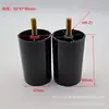 Patas de plástico redondas lisas para sofá de 50*47*80 mm patas de sofá patas de plástico para muebles