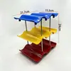 Estante de almacenamiento para tazas de agua para uso doméstico, portavasos aislante de múltiples capas que ahorra espacio para gabinete de sala de estar, estante de almacenamiento de escritorio de gran capacidad