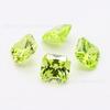 Zircônia de Cor Especial 7A Quadrada Lapidada 17# Verde Maçã 18# Verde Maçã Escuro Fabricante de Zircônia Atacado Pedras Soltas